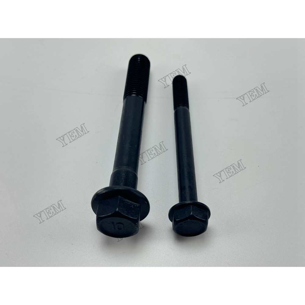 YEM Parts 9 pcs Cylinder Head Bolt 129350-01200 129350-01230 for Yanmar 3D84-1 Engine For Yanmar