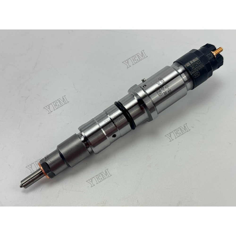 YEM Parts 6 pcs Injector 0445120304 5272937 for Cummins ISLE8.9 Engine For Cummins
