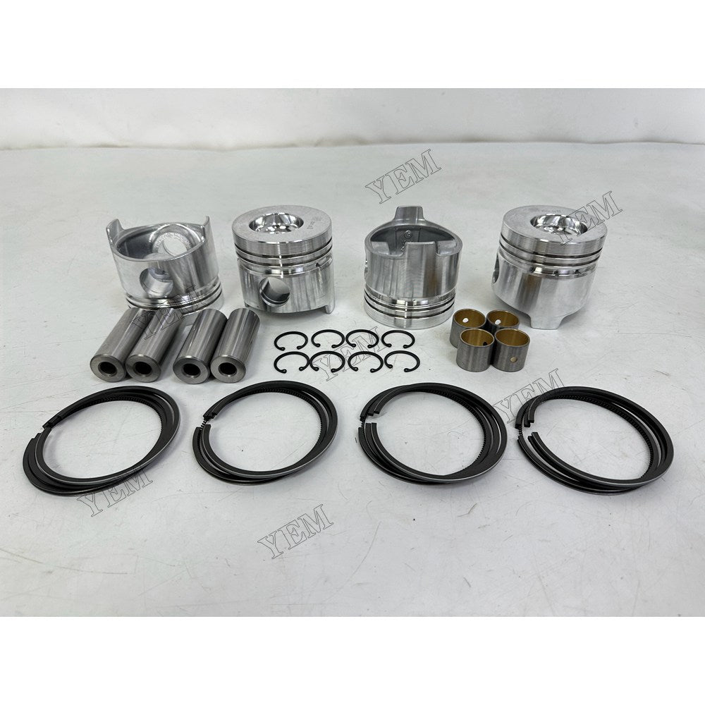 YEM Parts 4 pcs Piston With Rings Kit STD for YUNNEI YN25GBZ Engine For Yunnei Power