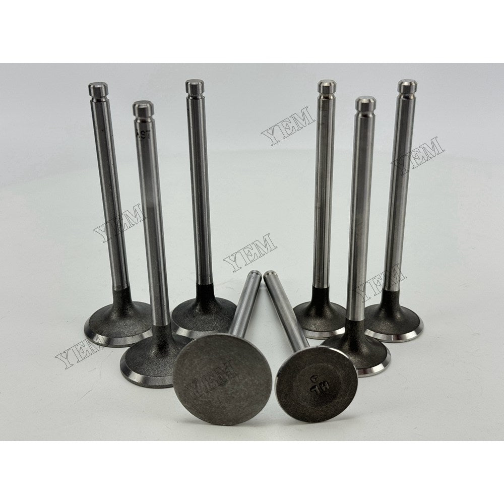 YEM Parts 4 pcs Intake and Exhaust Valve for FAWDE 4DW92-42D Engine