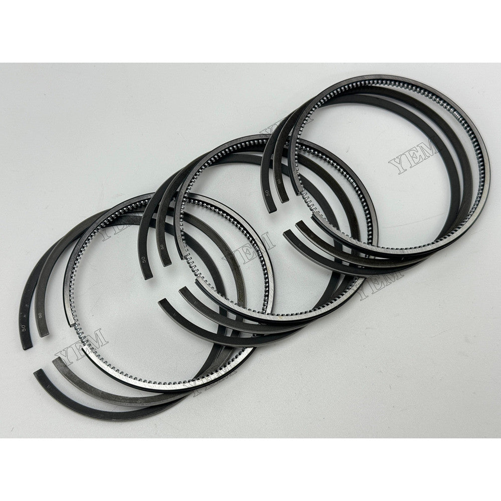 YEM Parts 3 pcs Piston Rings Set STD for Kubota D1005 Engine