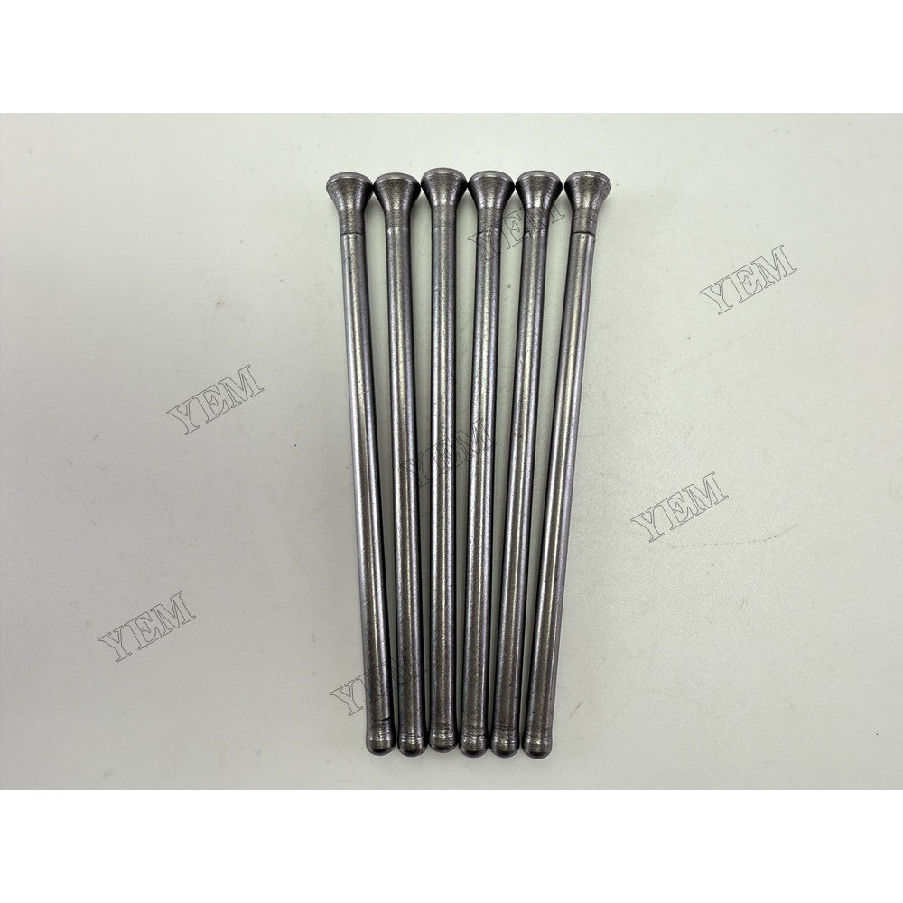 YEM Parts 6 pcs Valve Push Rod for Kubota D1105 Engine Engine Spare Parts For Kubota