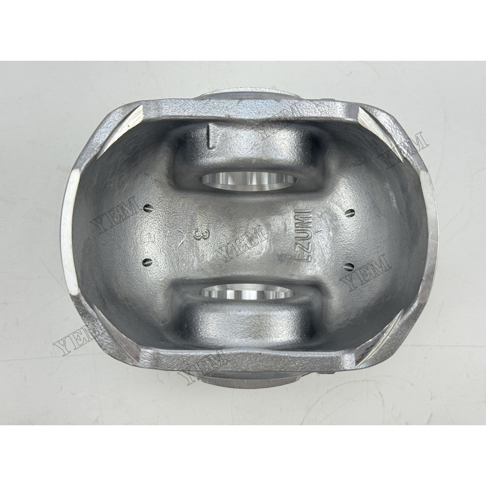 YEM Parts 4 pcs Piston with Pin and Circlips STD 1J508-21110 for Kubota V3800 Engine For Kubota