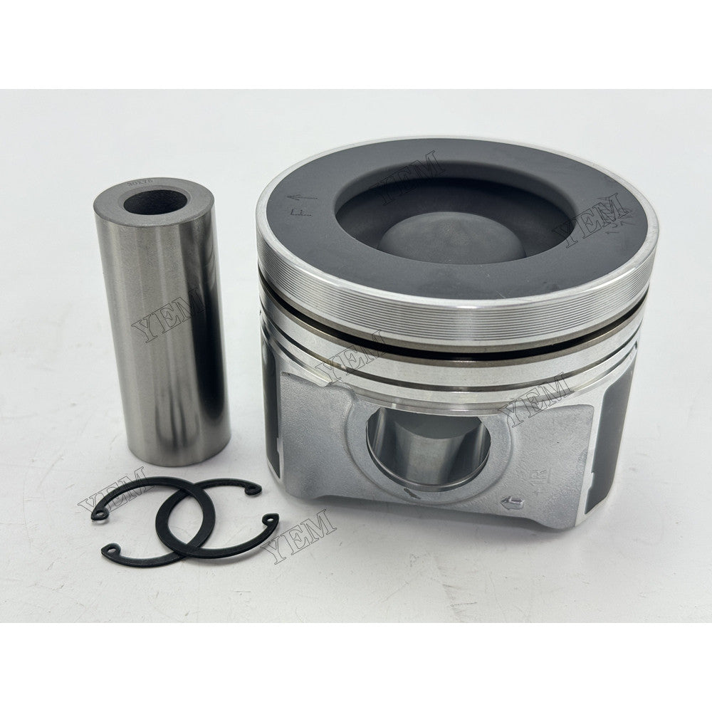 YEM Parts 4 pcs Piston with Pin and Circlips STD 1J508-21110 for Kubota V3800 Engine For Kubota