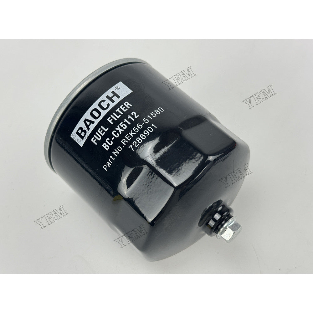 YEM Parts Fuel Filter Element BC-CX5112 REK56-51560 REK56-51580 7286901 for Kubota For Kubota