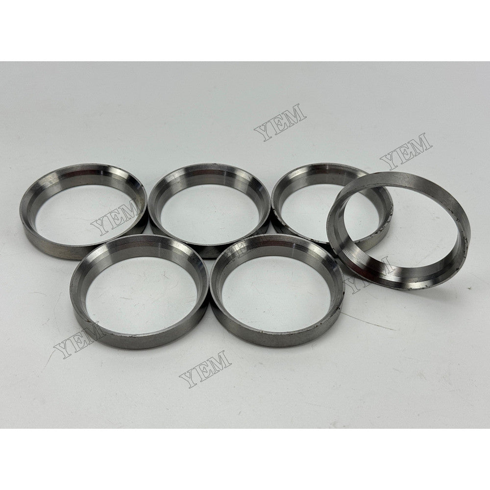 YEM Parts 6 pcs Exhaust Valve Seat for Hino EK100 Engine Engine Spare Parts