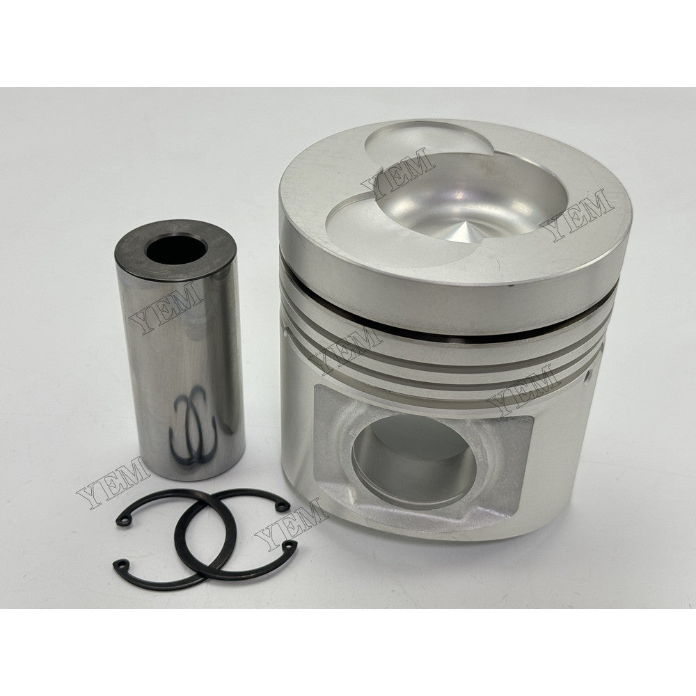 YEM Parts 8 pcs Piston with Pin Circlips STD 13216-2100 13216-2470 for Hino K13D Engine For Hino
