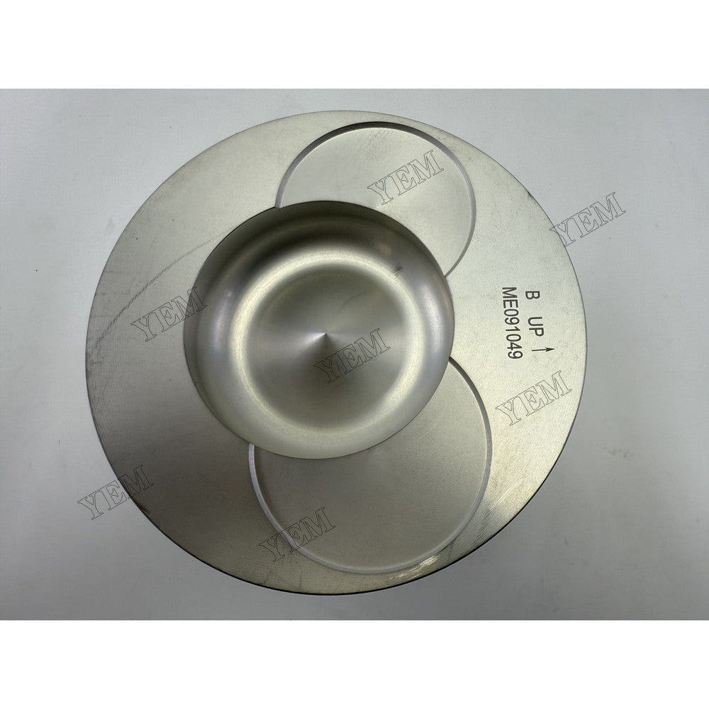 YEM Parts 8 pcs Piston with Pin and Circlips STD ME091049 for Mitsubishi 8DC10 Engine For Mitsubishi