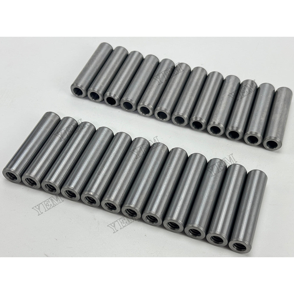 YEM Parts 24 pcs Valve Guide 6150-12-1370 for Komatsu SAA6D125E-3 Engine