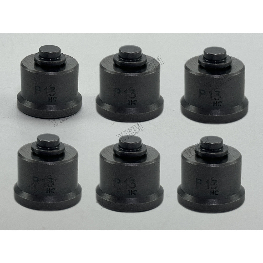YEM Parts 6 pcs Outlet Valve 134110-1420 for Komatsu Engine Engine Spare Parts