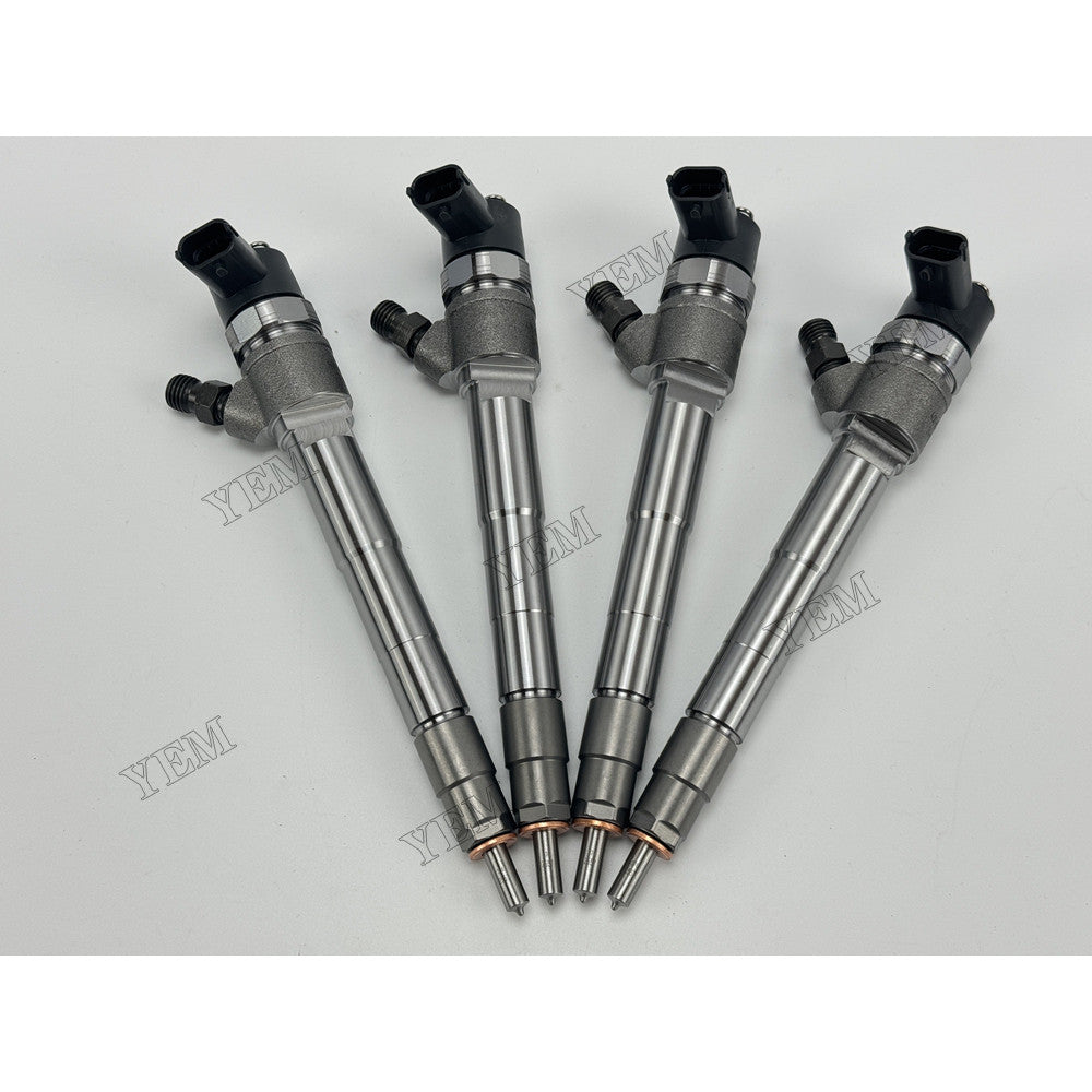 YEM Parts 4 pcs Injector 0445110808 5347134 445110594 for Cummins ISF2.8 Engine For Cummins