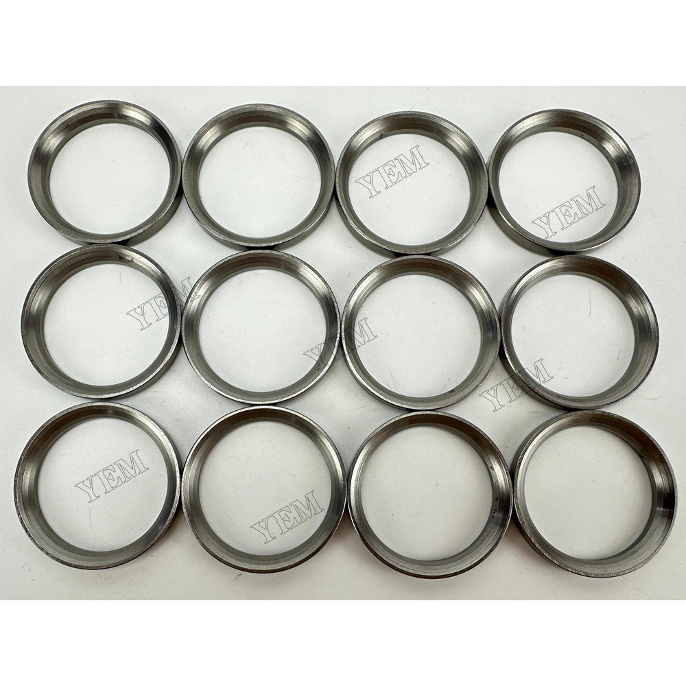 YEM Parts 12 pcs Exhaust Valve Seat 3683349 for Cummins ISX450 Engine