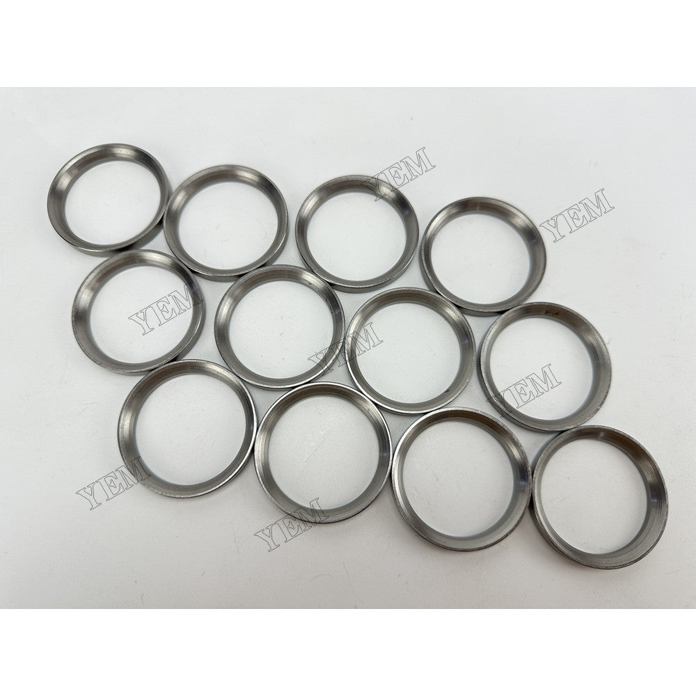 YEM Parts 12 pcs Exhaust Valve Seat 3683349 for Cummins ISX450 Engine For Cummins