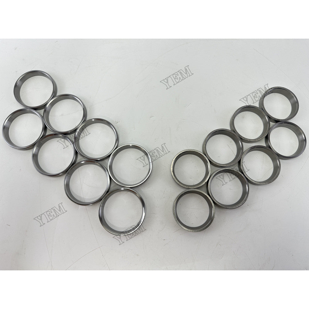 YEM Parts 16 pcs Intake Valve Seat for Doosan DP158LD Engine
