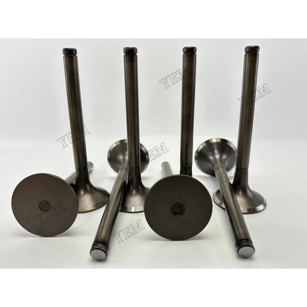 YEM Parts 8 pcs Exhaust Valve for Doosan DP158LD Engine Engine Spare Parts