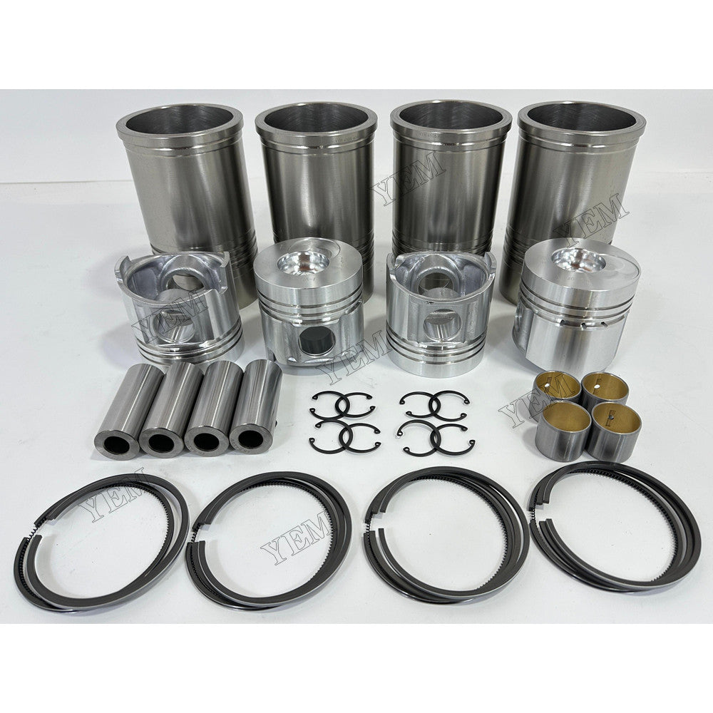 YEM Parts 4 pcs Cylinder Liner Kit for Dongfanghong YT4A2-24 Engine