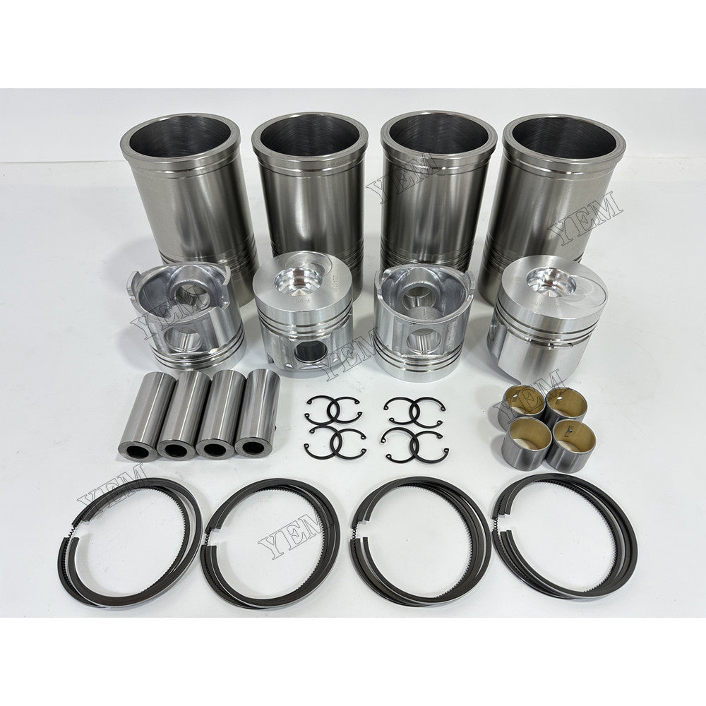 YEM Parts 4 pcs Cylinder Liner Kit for Dongfanghong YT4A2-24 Engine For Dongfanghong