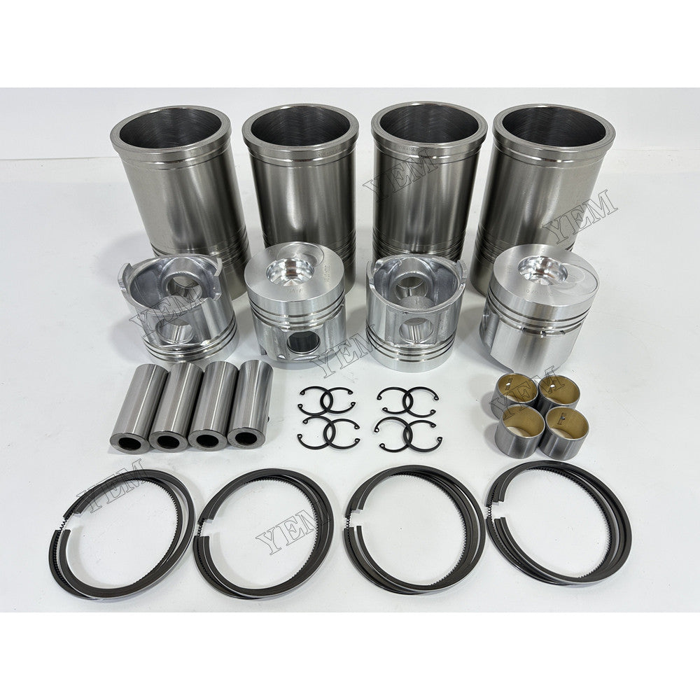 YEM Parts 4 pcs Cylinder Liner Kit for Dongfanghong YT4A2-24 Engine For Dongfanghong