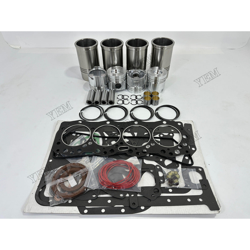 YEM Parts 4 pcs Overhaul Kit With Gasket Set for Dongfanghong YT4A2-24 Engine