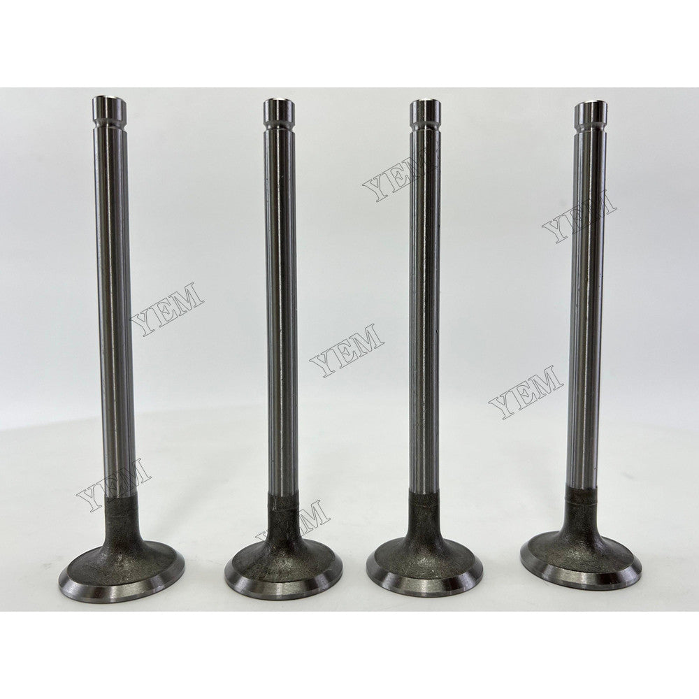 YEM Parts 4 pcs Exhaust Valve for Dongfanghong YT4A2-24 Engine