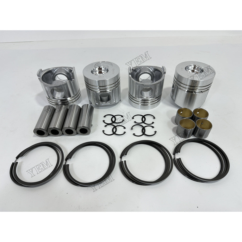 YEM Parts 4 pcs Piston With Rings Kit STD for Dongfanghong YT4A2-24 Engine For Dongfanghong