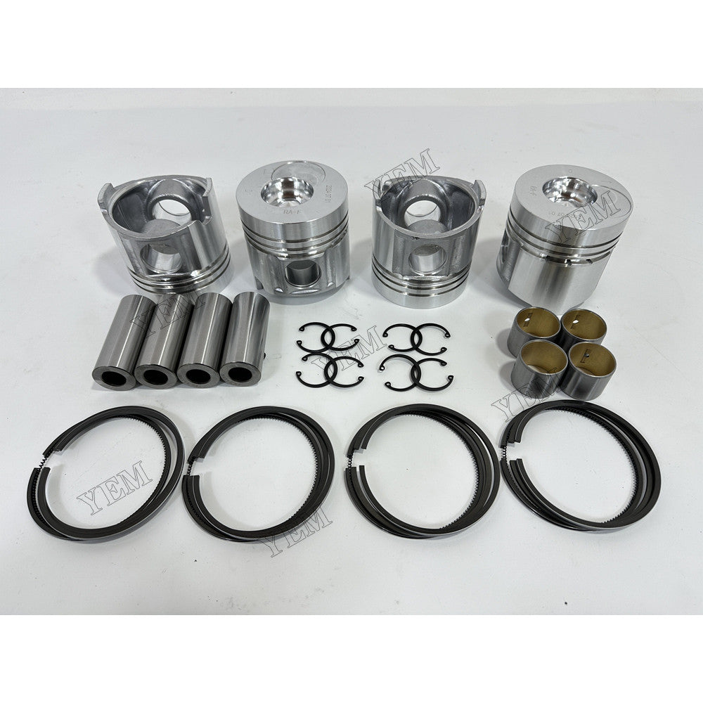 YEM Parts 4 pcs Piston With Rings Kit STD for Dongfanghong YT4A2-24 Engine For Dongfanghong