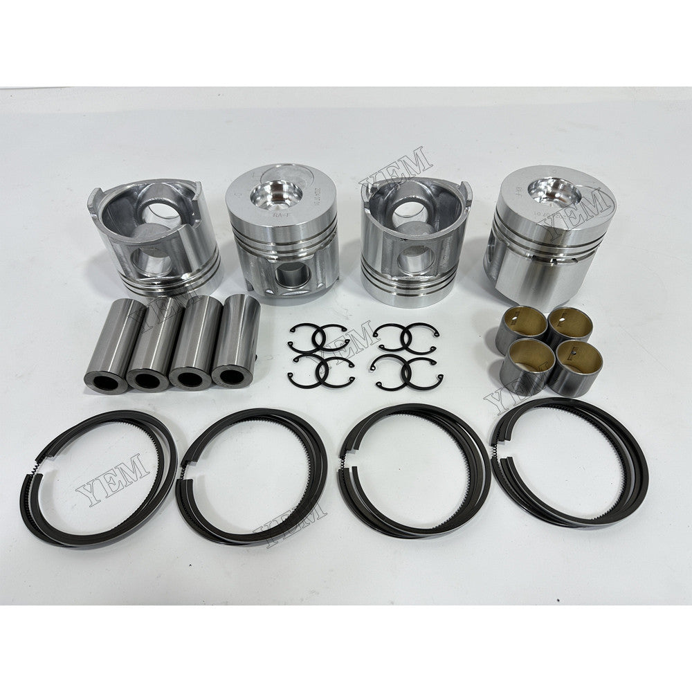 YEM Parts 4 pcs Piston With Rings Kit STD for Dongfanghong YT4A2-24 Engine For Dongfanghong