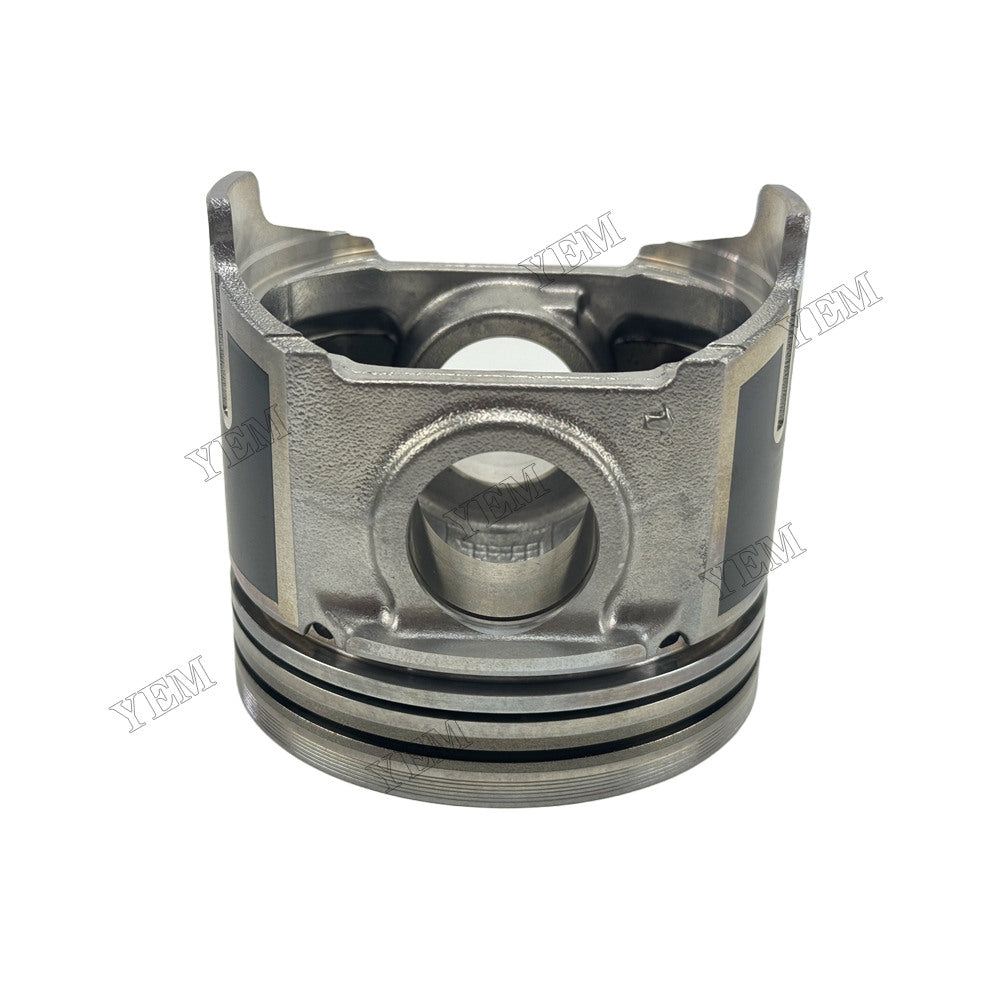 YEM Parts 4 pcs Piston with Pin and Circlips STD 1G774-21110 for Kubota V3307 Engine For Kubota