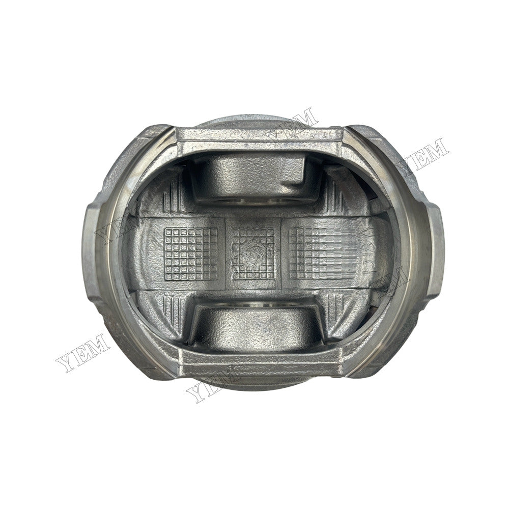 YEM Parts 4 pcs Piston with Pin and Circlips STD 1G774-21110 for Kubota V3307 Engine For Kubota