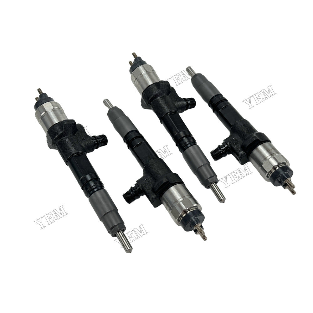 YEM Parts 4 pcs Injector 1J500-53054 for Kubota V3800 Engine For Kubota