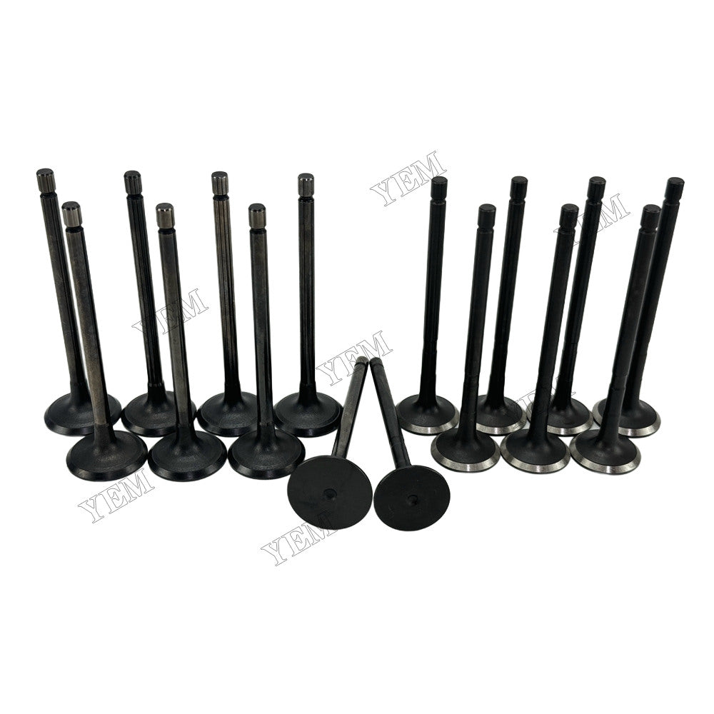 YEM Parts 8 pcs Intake and Exhaust Valve for Toyota 1VD Engine For Toyota