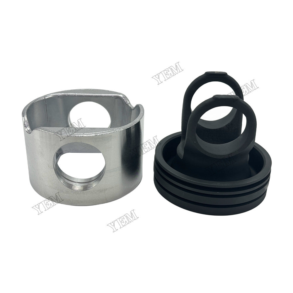 YEM Parts 6 pcs Piston with Pin and Circlips STD 4941395 3966721 for Cummins 6L Engine For Cummins