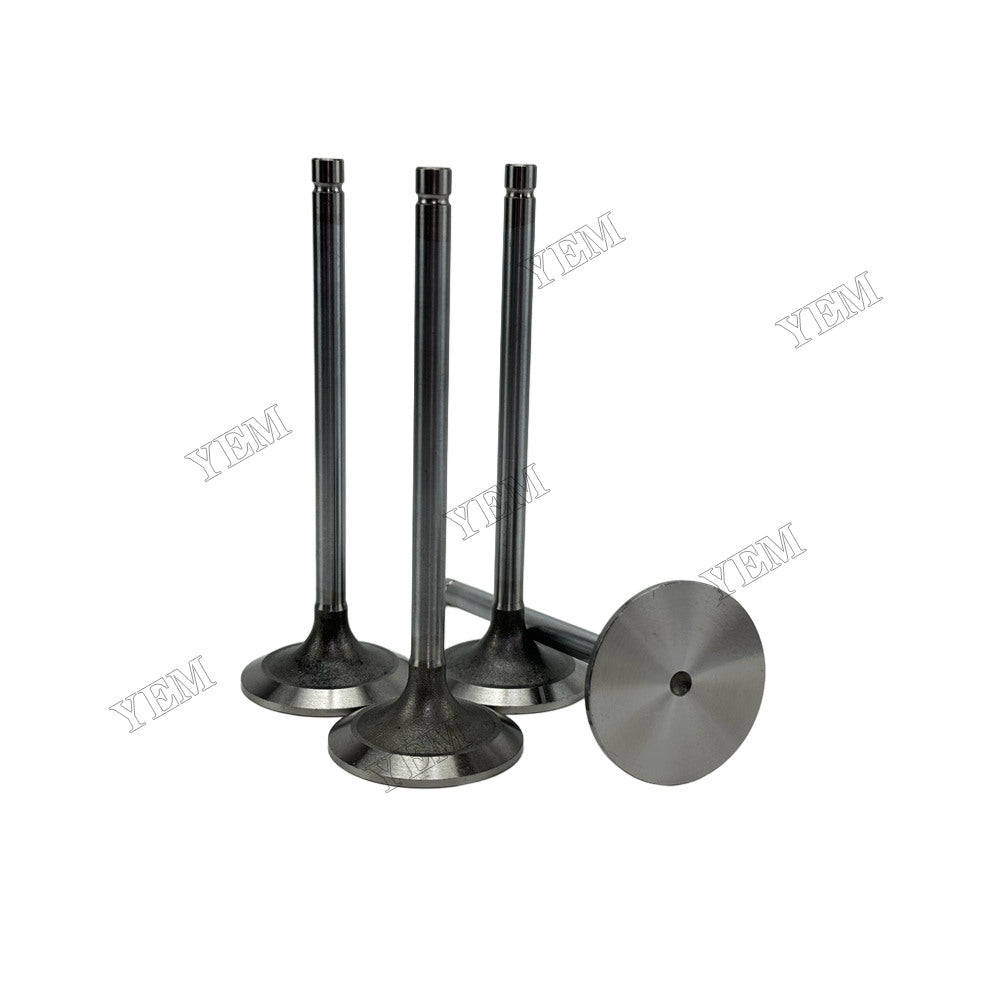 YEM Parts 4 pcs Intake and Exhaust Valve TR98062 TR90692 for John Deere 4045D Engine For John Deere