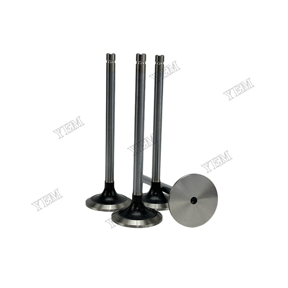 YEM Parts 4 pcs Intake and Exhaust Valve TR98062 TR90692 for John Deere 4045D Engine For John Deere