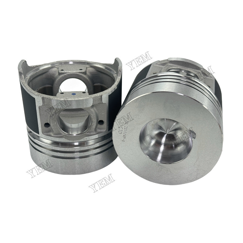 YEM Parts 3 pcs Piston with Pin and Circlips STD for Kubota D3200 Engine For Kubota