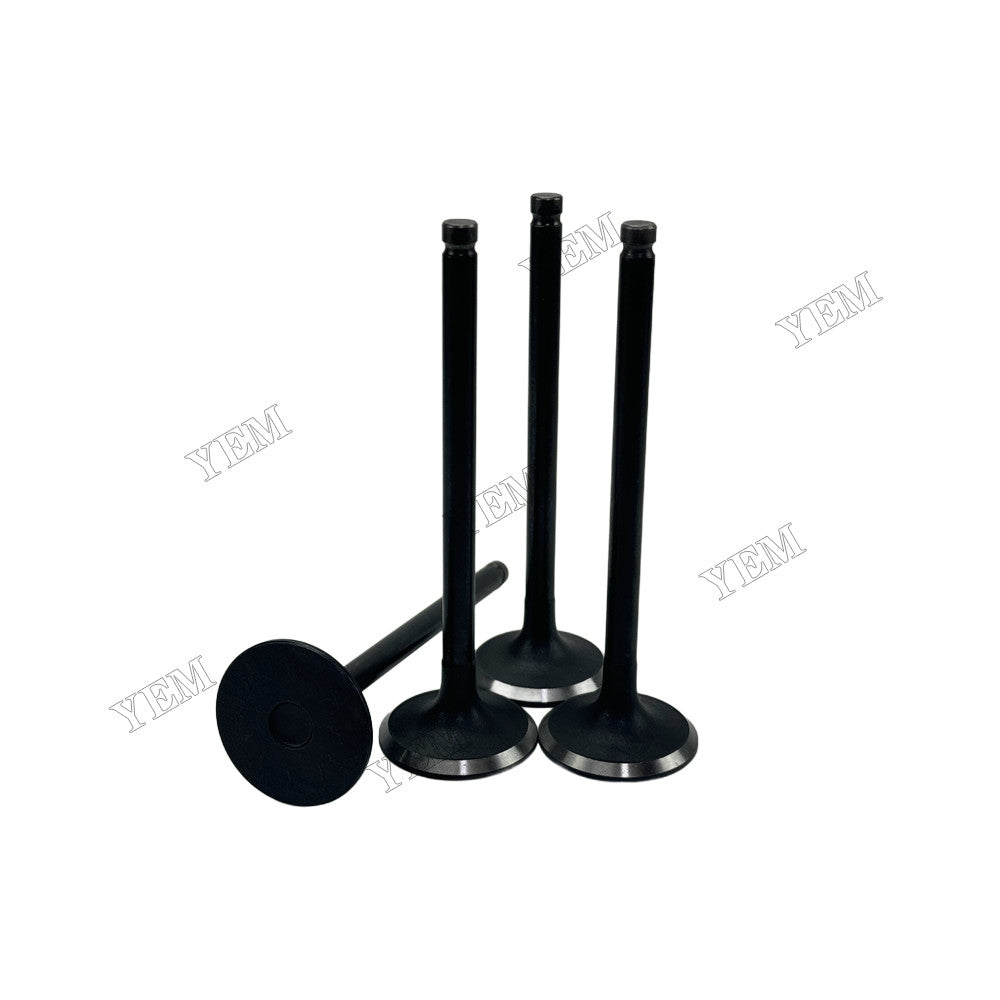 YEM Parts 4 pcs Intake and Exhaust Valve for Mitsubishi 4D56 Engine For Mitsubishi