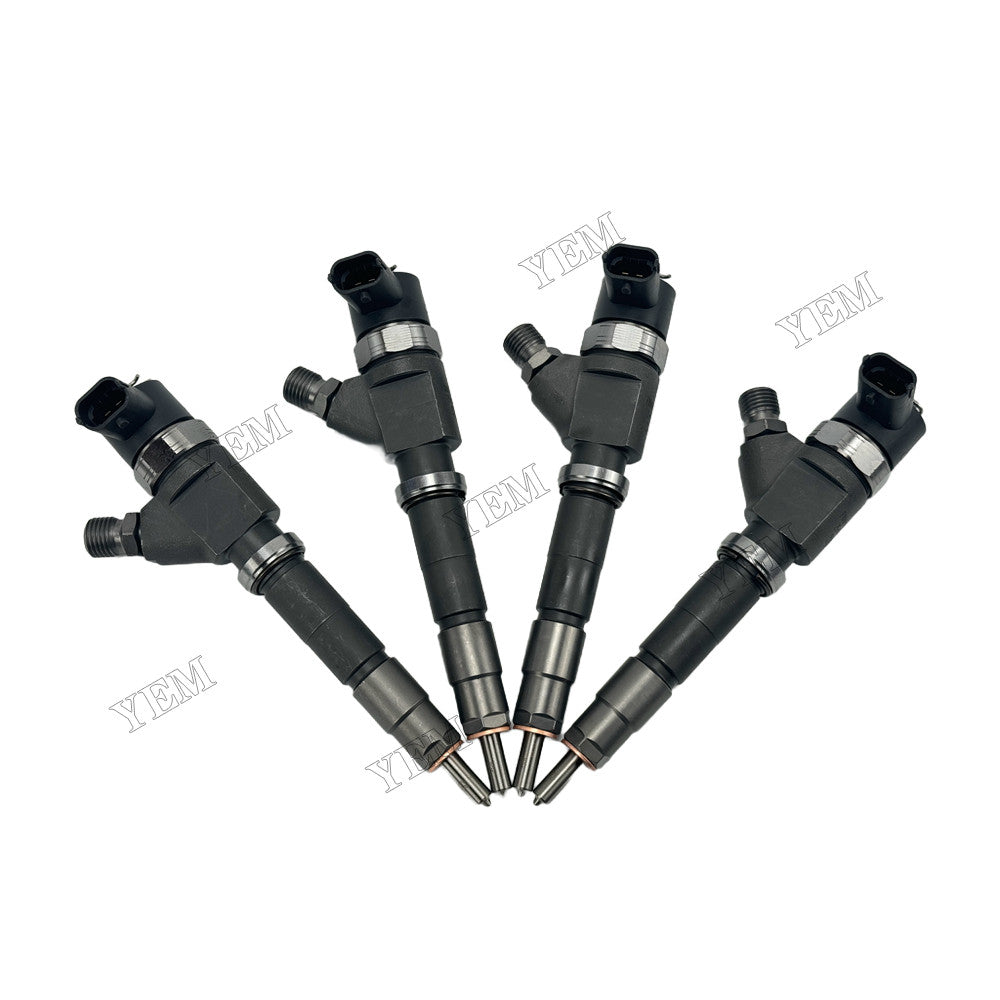 YEM Parts 4 pcs Injector 0445120126 32G61-00010 for Mitsubishi D04FR Engine For Mitsubishi