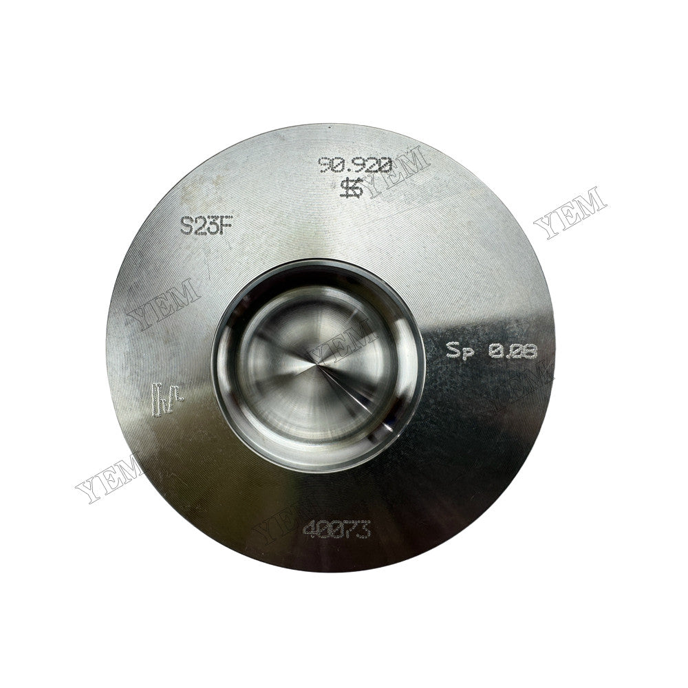 YEM Parts 4 pcs Piston with Pin and Circlips STD 04179232 for Deutz F4M1011F Engine For Deutz