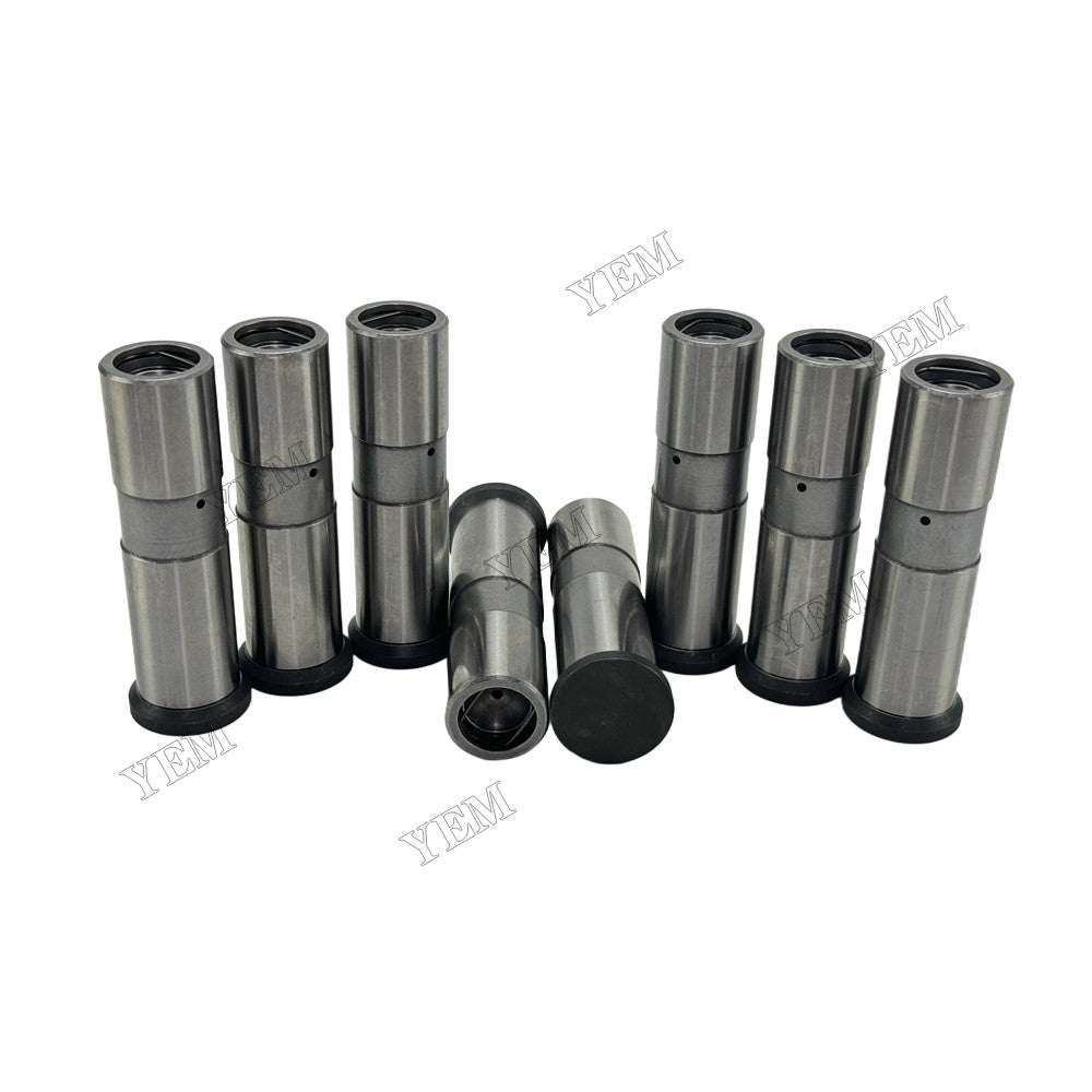 YEM Parts 8 pcs Valve Tappet T411902 for Perkins 1204F-E44TA Engine For Perkins
