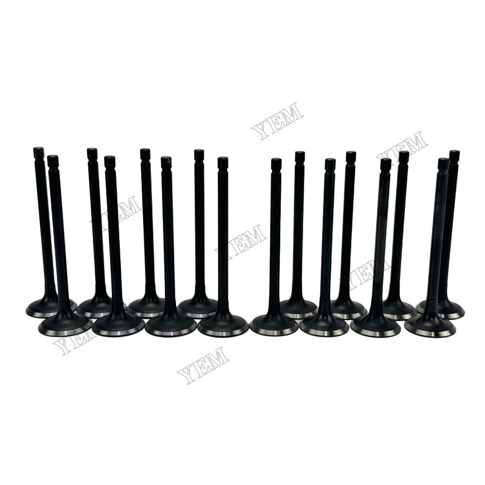 YEM Parts 4 pcs Intake and Exhaust Valve 137110E010 for Toyota 1GD Engine For Toyota