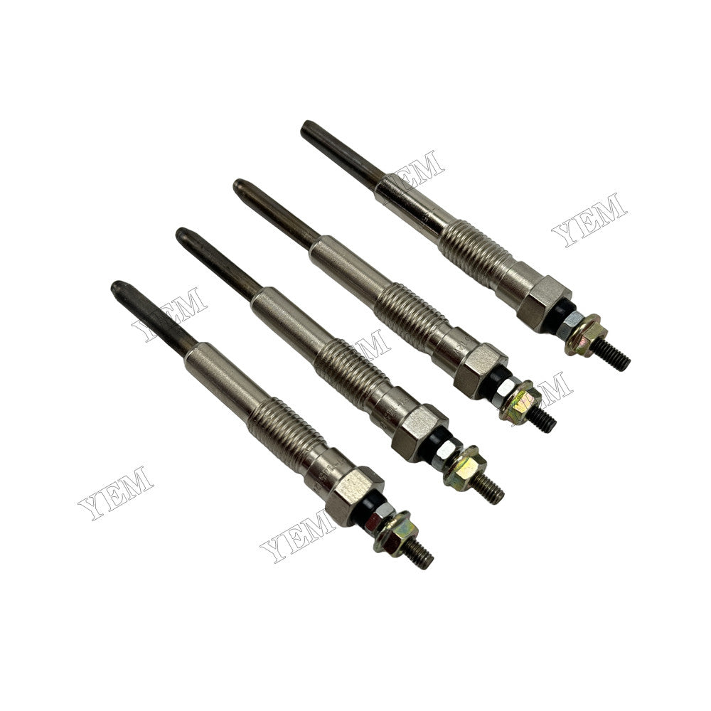 YEM Parts 4 pcs Glow Plug 19850-64010 for Komatsu 4D95 Engine For Komatsu