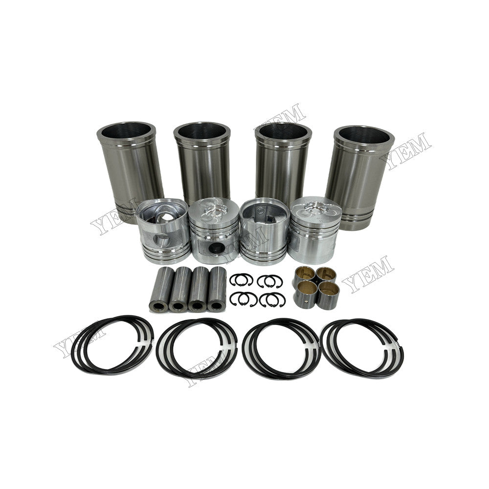 YEM Parts 4 pcs Cylinder Liner Kit for Xinchai A490BPG Engine For Xinchai