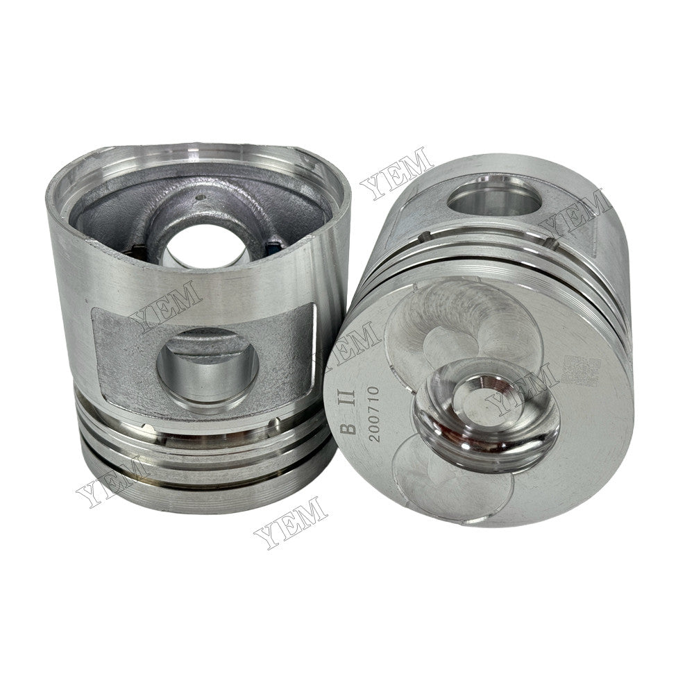 YEM Parts 4 pcs Piston with Pin and Circlips STD for Xinchai A490BPG Engine For Xinchai