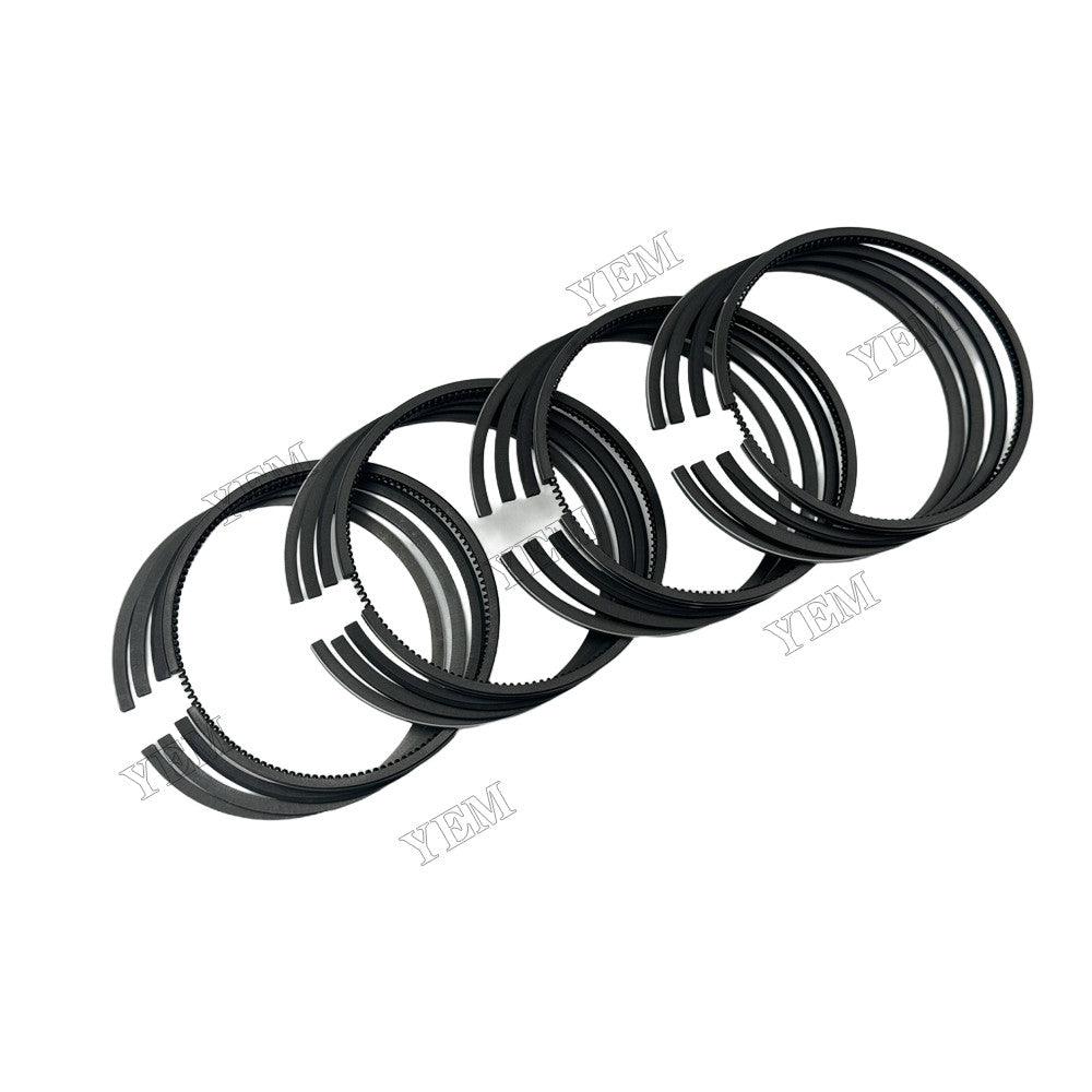 YEM Parts 4 pcs Piston Rings Set STD for Weichai K4100D Engine