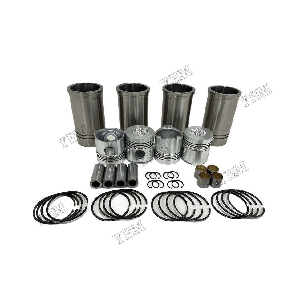 YEM Parts 4 pcs Cylinder Liner Kit for Weichai ZH4100D Engine