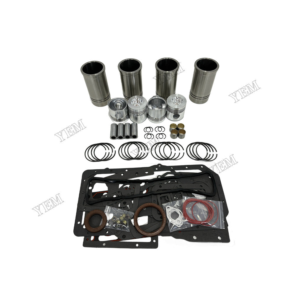 YEM Parts 4 pcs Overhaul Kit With Gasket Set for Weichai ZH4100D Engine For Weichai