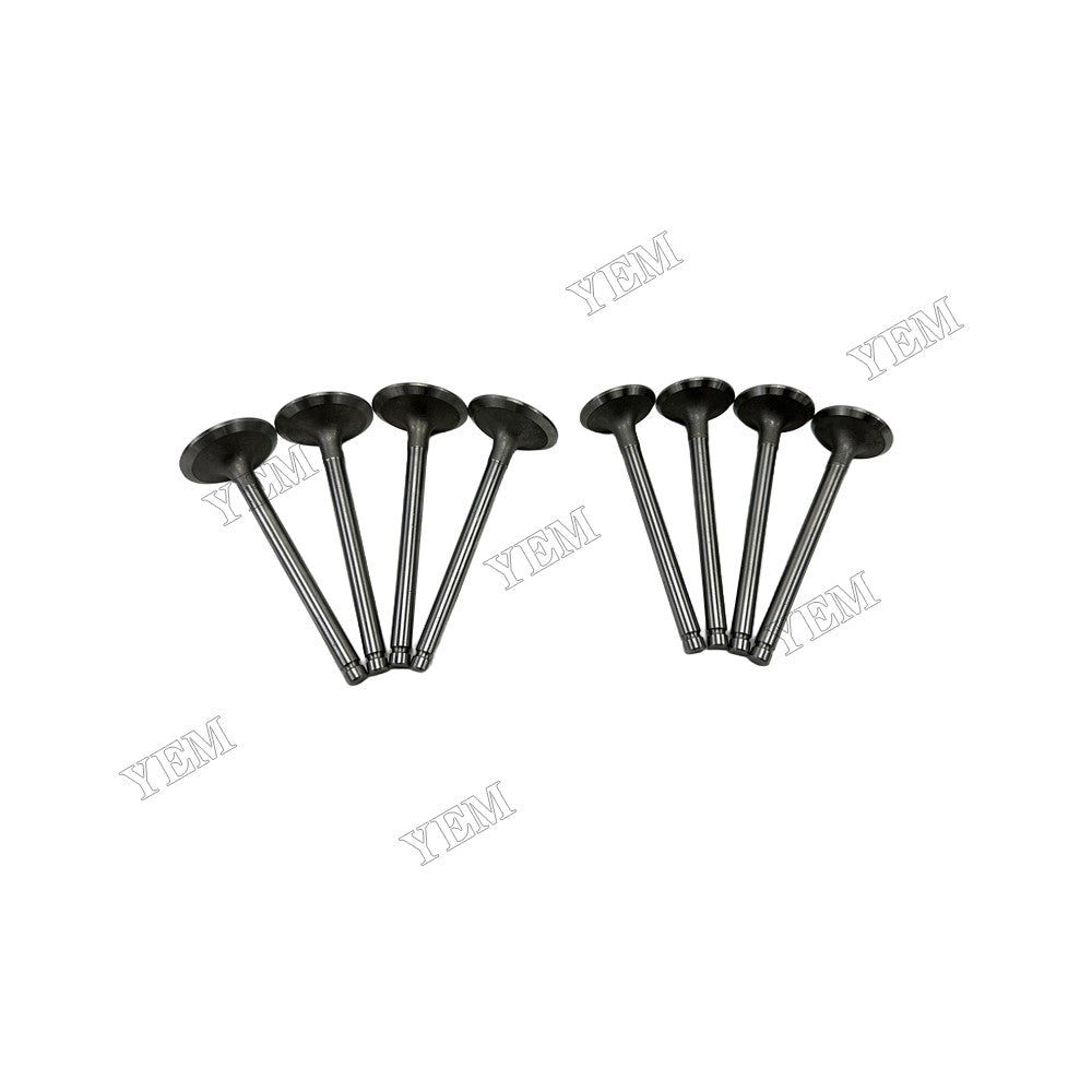 YEM Parts 4 pcs Intake and Exhaust Valve for Weichai ZH4100D Engine