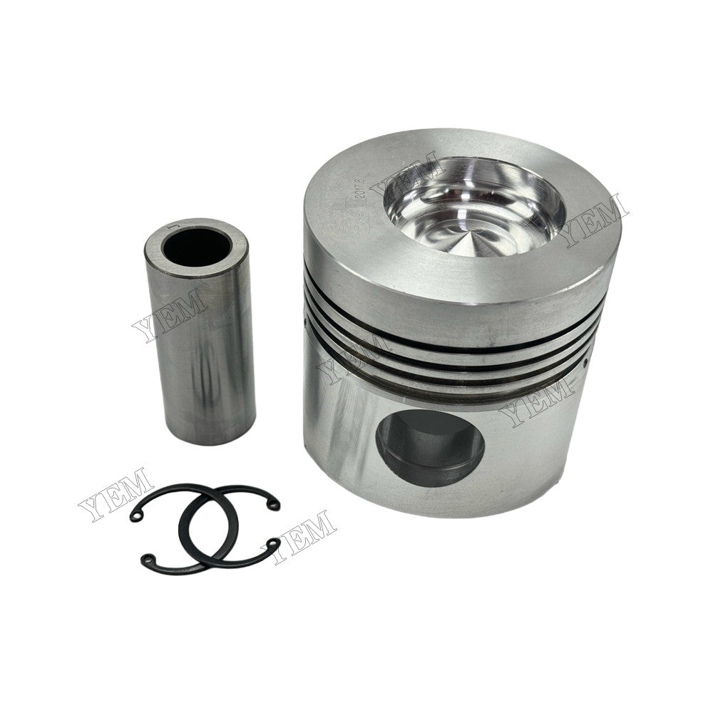 YEM Parts 4 pcs Piston with Pin and Circlips STD for Weichai ZH4100D Engine For Weichai