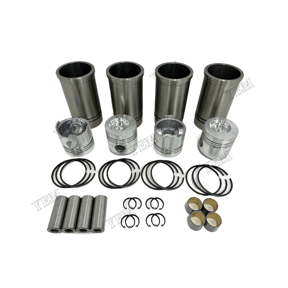 YEM Parts 4 pcs Cylinder Liner Kit for Weichai ZH4102Y4-1 Engine For Weichai