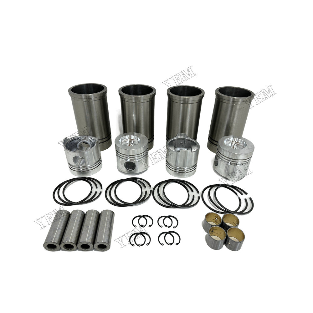 YEM Parts 4 pcs Cylinder Liner Kit for Weichai ZH4102Y4-1 Engine For Weichai